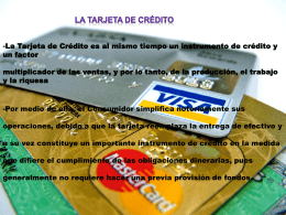 La Tarjeta de Crédito