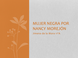 Mujer negra por Nancy morejón