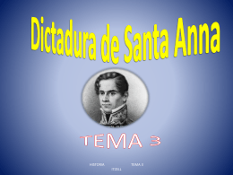 Dictadura de Santa Anna