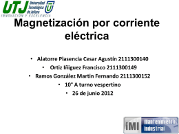 Magnetización por corriente eléctrica