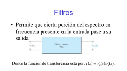 Filtros - electronicaufps