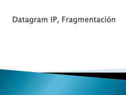 Fragmentación IP