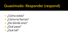 Quasimodo: Responder (respond)