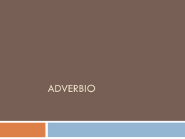 Adverbio