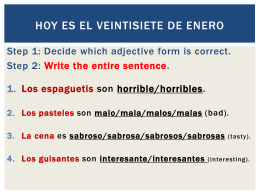 Para Empezar: Contesta Las preguntas En español