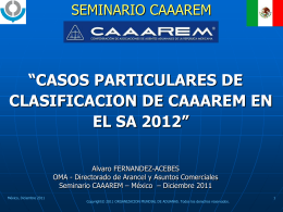 CASOS PARTICULARES CAAAREM 2012