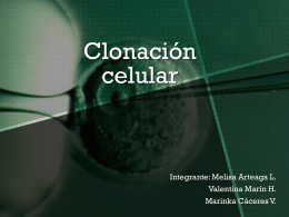 Clonación celular