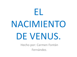 EL NACIMIENTO DE VENUS.