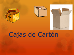 Cajas de Cartón