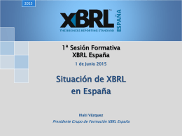 Situación de XBRL en España
