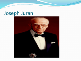 Filosofía de Juran