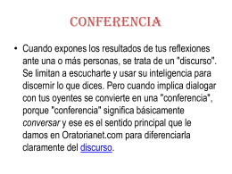 Conferencia - WordPress.com