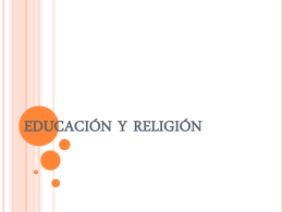 educación y religión