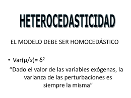 heterocedasticidad