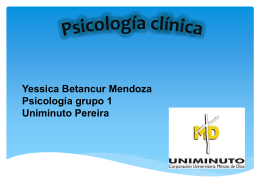 psicologia clinica 1