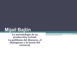 Mijail Bajtín - WordPress.com