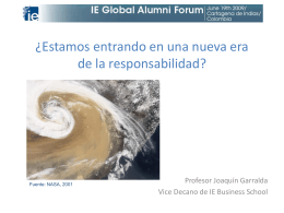 The future of capitalism - Alumni Forum