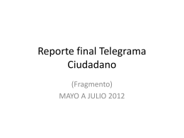 REPORTE FINAL TELEGRAMA CIUDADANO