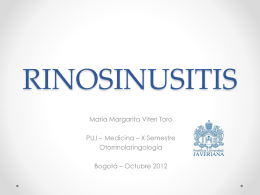 RINUSINUSITIS - clasemedicina