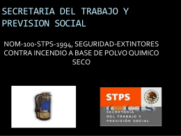 SECRETARIA DEL TRABAJO Y PREVISION SOCIAL
