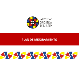 Diapositiva 1 - Archivo general de Colombia
