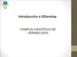 2 – Introduccion A GDevelop