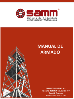 MANUAL DE ARMADO ANDAMIO REF 1.4m