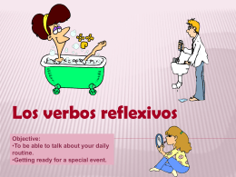 Reflexive verbs intro ppt