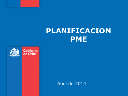 PLANIFICACION PME