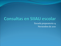 Diapositiva 1 - Escuela Preparatoria # 14