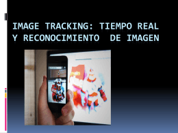 Tiempo real de image tracking y reconocimiento