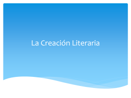 La Creación Literaria