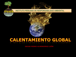 CALENTAMIENTO GLOBAL