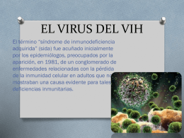 EL VIRUS DEL VIH