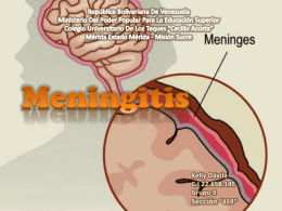 Presentación meningitis
