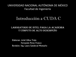 UNIVERSIDAD NACIONAL AUTÓNOMA DE MÉXICO Facultad de