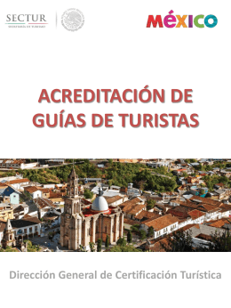 requisitos guía de turistas especializado en actividades específicas