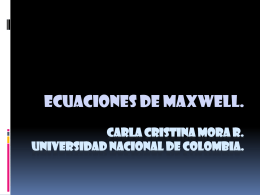 Carla cristina mora r. Universidad nacional de colombia.