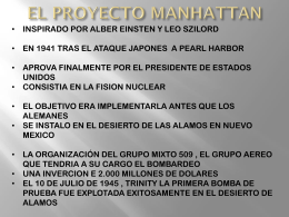 EL PROYECTO MANHATTAN