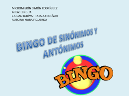 bingo cartones - WordPress.com