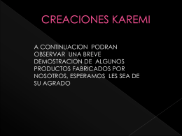 CREACIONES KAREMI
