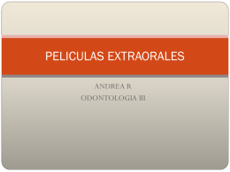 peliculas extraorales