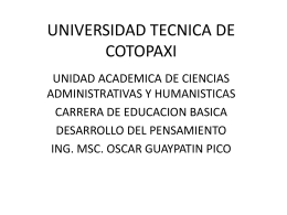 UNIVERSIDAD TECNICA DE COTOPAXI