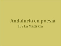 Poemas para el día de Andalucía