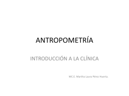 ANTROPOMETRÍ - 1praclinicasem2011