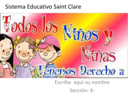 Sistema Educativo Saint Clare