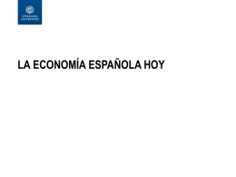 La economía española actual- Amenazas