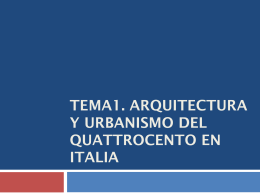 arquitectura del quattrocento en italia
