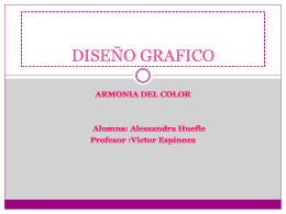 Armonia del color - alumna:alessandra huefle