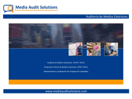 Quien es Media Audit Solutions